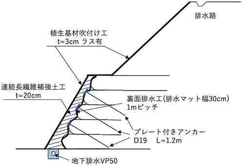 図-2　補修・補強の標準断面図