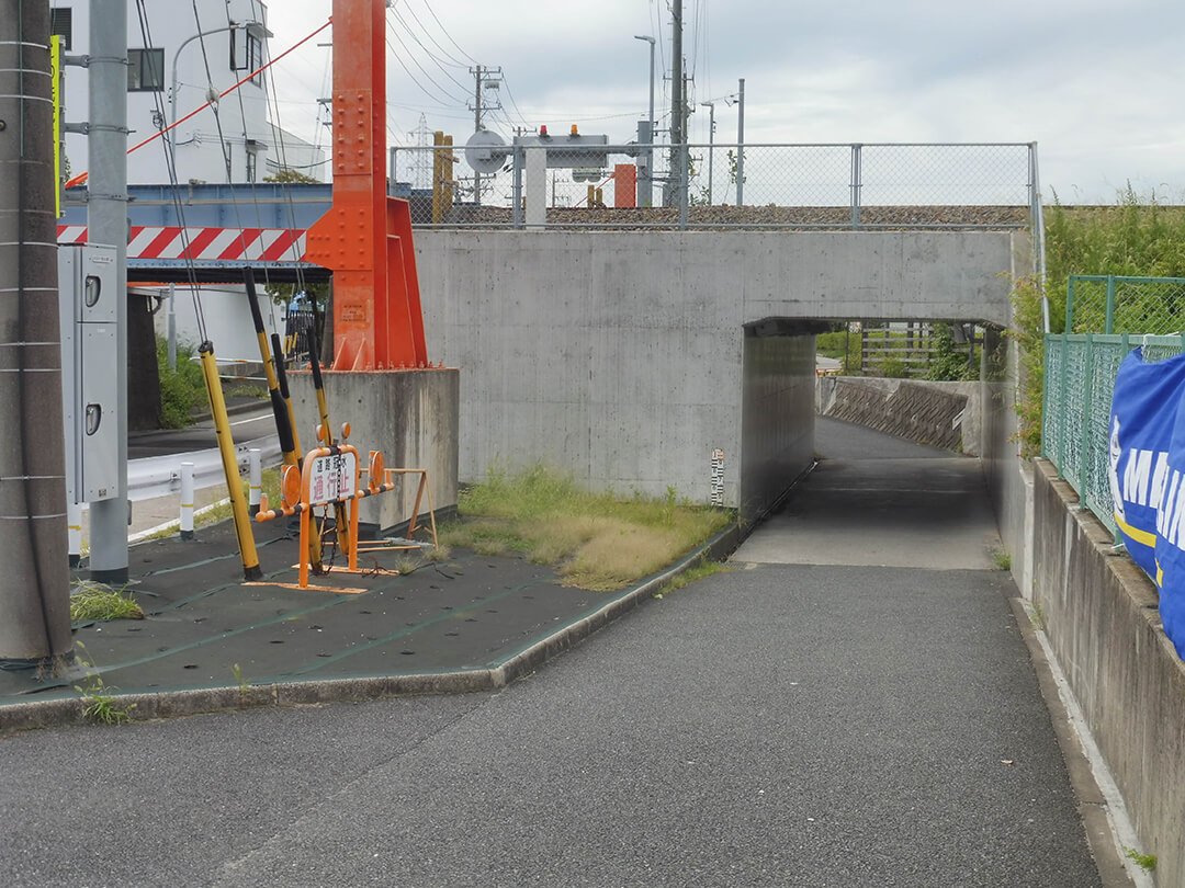 JR貨物名古屋港線のアンダーパス