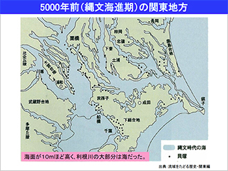 資料1)海進期の関東地方
