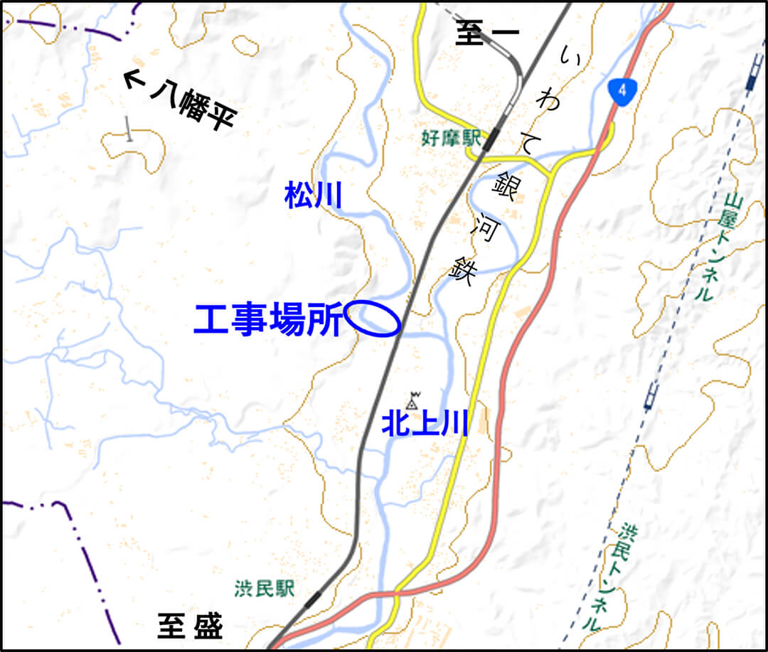 図1）位置図（国土地理院地図をもとに作成）